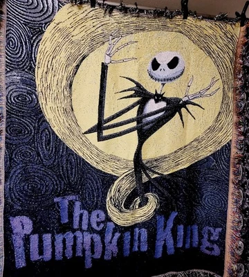 Nightmare Before Christmas Woven Blanket - Image 1 of 4