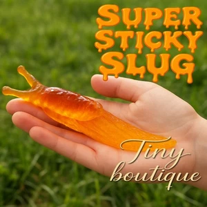 Juguete divertido elástico súper pegajoso Slimy Slug alivio del estrés para niños - Imagen 1 de 4