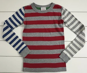 HANNA ANDERSSON Sz 140 - 10y Striped l/s Pajama Top Organic Cotton - Picture 1 of 5