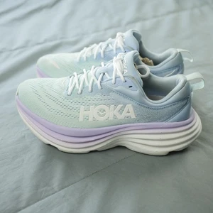 Zapatillas deportivas cómodas Hoka One One Bondi 8 para mujer talla 6,5 azul púrpura - Imagen 1 de 12
