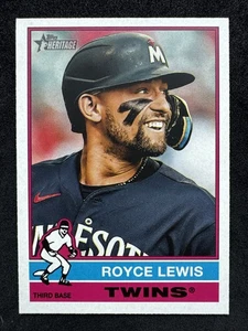 βπ¦ 2025 Topps Heritage - Royce Lewis #138 ππ¦ - Picture 1 of 2