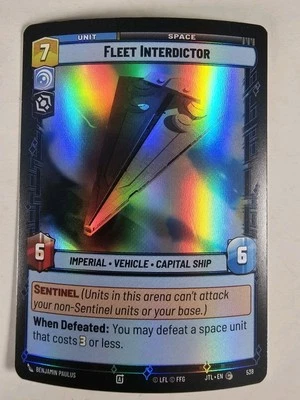 Fleet Interdictor 774 Foil Jump To Lightspeed JTL Star Wars Unlimited - Image 1 of 2