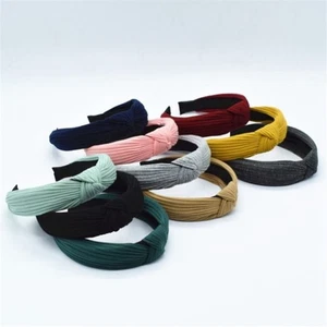 Fashion Headbands Floral Boho Alice Twist Knot Soft Hairband Headbands Headband - Picture 1 of 20