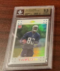 2007 COURTNEY TAYTLOR#TC212 Topps Chrome WHITE REFRACTOR #542/869 ROOKIE BGS 9.5 - Picture 1 of 1