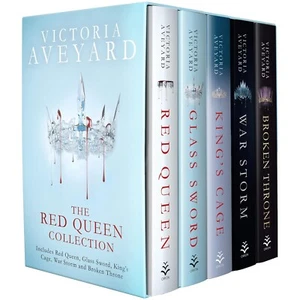 Red Queen Series 5 Books Collection Set Victoria Aveyard Red Queen Glass Sword - Picture 1 of 6