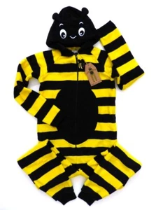 Fasching Damen Kostüm 32 XS Biene Karneval Hausanzug Schlafanzug Overall Primark - Bild 1 von 9
