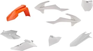 Polisport Orange/White Standard Plastic Body Kit (90826) - Picture 1 of 1