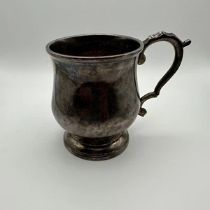 Tazza vintage Leonard EPNS A1 placcata argento - tazza stile georgiano made in India - Foto 1 di 5