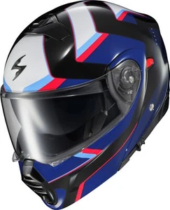 Casco de motocicleta modular Scorpion EXO-GT930 Transformer Morph azul/rojo - Imagen 1 de 5