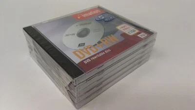 Imation 4.7GB DVD+RW (5-Pack) NEW OLD STOCK NOS SEALED DVD rewritable discs - Image 1 of 2