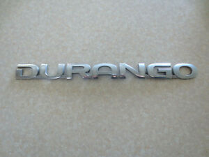 Original Dodge Durango SUV plastic badge / emblem -