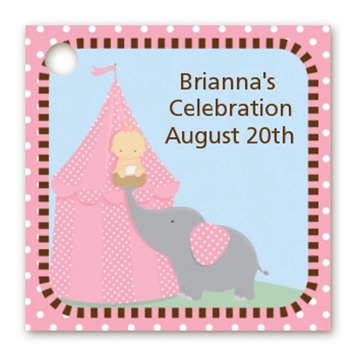 Our Little Peanut Girl - 20 etiquetas personalizadas para baby shower Foto 1 de 1
