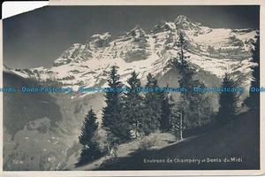 R037903 Environs de Champery et Dents du Midi. Perrochet Matile. B. Hopkins - Bild 1 von 2