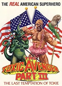 nevera nevera nevera caja herramientas imán 3.5x5" culto clásico Toxic Avenger 3 superhéroe - Imagen 1 de 2