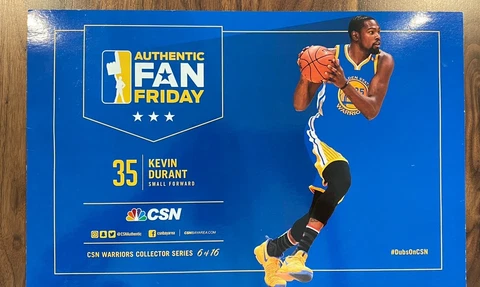 GOLDEN STATE WARRIORS Kevin Durant CSN Warriors Collector Series 6 of 16 Cover