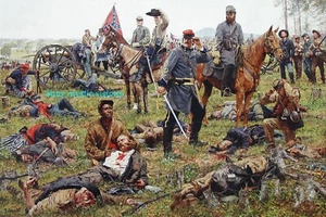 Bradley Schmehl THE GRIM HARVEST OF WAR S/N Civil War Art Print Retail $195 - Bild 1 von 1