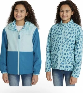 Eddie Bauer Girls Blue Lone Peak Light Weight 3 in 1 Jacket Size Medium 10/12 - Picture 1 of 7