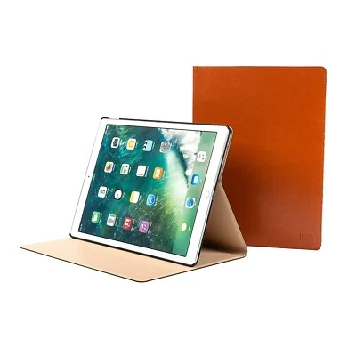 Funda con Soporte de Cuero de Vaca Genuino iPad Pro 12.9" 1ª y 2ª Generación con Sleep-Wake  Foto 1 de 4