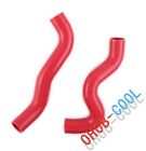 Red For Fiat UNO 1400 Turbo Radiator Silicone Hoses Coolant Water Pipe Cooling Fiat Uno