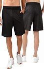 90 Degree By Reflex Mens Basketball Shorts with Drawstring 3 Pack