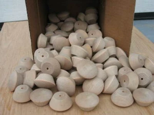 HARDWOOD DRAWER KNOB/PULL - LOT OF 100 - Picture 1 of 3