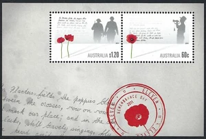 2011 Australia SG#3681 Remembrance Day mini sheet mint MUH MNH - Picture 1 of 1