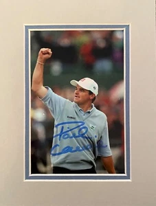 AUTÓGRAFO DE GOLF PAUL LAWRIE FIRMADO A MANO MONTADO - Imagen 1 de 1