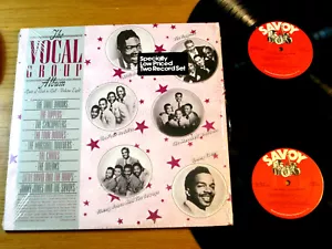 DOO WOP GROUP DOUBLE LP - VARIOUS GROUPS - SAVOY 2241 - "THE VOCAL GROUP ALBUM" - Imagen 1 de 4