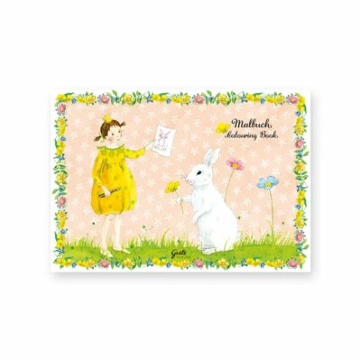 DANIELA DRESCHER BEIM GRÄTZ VERLAG *DANIELA DRESCHERN*Ostern*Malbuch*Penelope&Häschen*DIN A7**