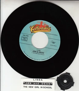 JAN AND DEAN Linda & The New Girl In School 7" 45 record NEW + juke box strip - Picture 1 of 1