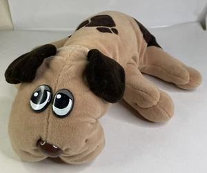 Vintage 1985 Tonka Large Pound Puppies 15” Brown Spotted Dog Stuff Animal Plush - Picture 1 of 8