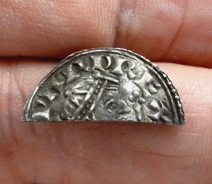 ANGLO SAXON. EDWARD THE CONFESSOR (1042-1066) SILVER ‘CUT’ 1/2PENNY. WVLFRIC #5 - Picture 1 of 4