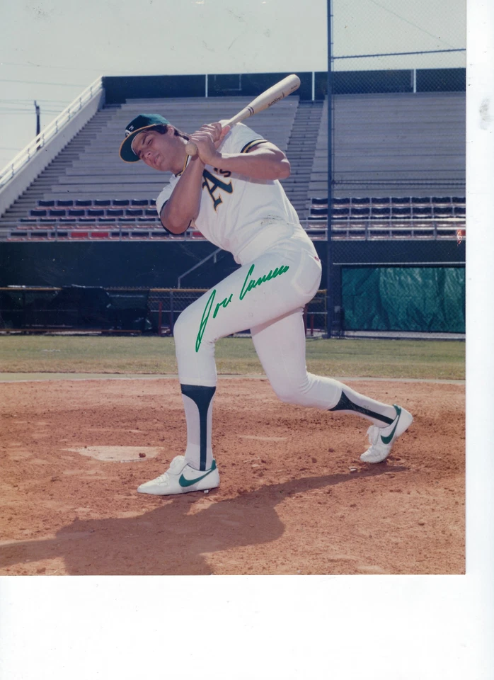 Jose Canseco autographed 8x10 Oakland Athletics - ROOKIE PHOTO 1986 ROY - NO COA - Image 1 of 1