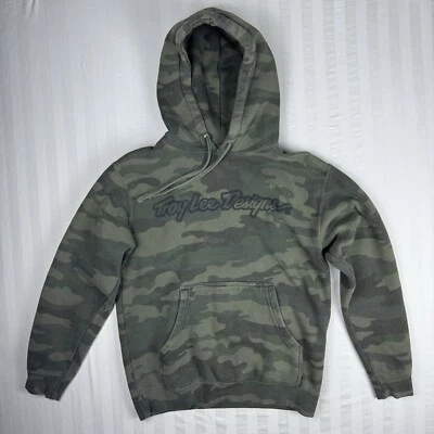 Moletom com capuz Troy Lee Designs masculino pequeno camuflado MTB motocross ciclismo ao ar livre - Imagem 1 de 4