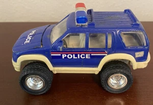 2001 Soma Polizei SUV Spielzeug LKW 4,25 Zoll Metall Selten Rarität Gebraucht - Bild 1 von 7