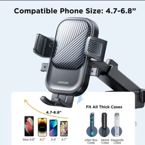 Support Téléphone Magnétique Aspirateur Voiture 360° Aspirateur Électrique pour iPhone Samsung - Photo 1 sur 4