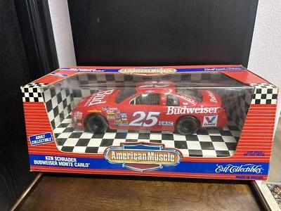 Ertl American Muscle - NASCAR Ken Schrader -1:18 Scale #25 Budweiser Monte Carlo - Image 1 of 4