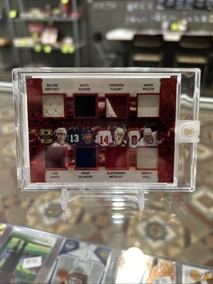 2018-19 Leaf Ultimate The Ultimate Eight Gretzky Hull Sakic Sundin Rare SSP /3!! - Image 1 of 2