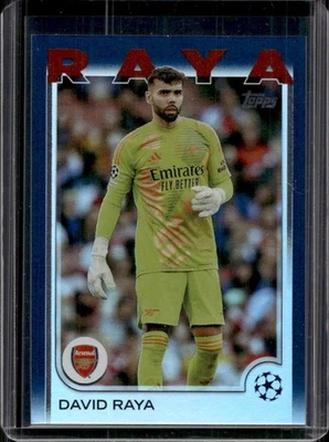 2024-25 Topps UEFA David Raya Navy Blue Foilboard #266/275 Arsenal - Image 1 of 2