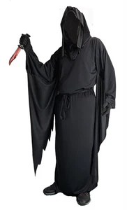 Adults Screaming Ghoul Ghost Robes Only Halloween Movie Fancy Dress - Picture 1 of 3