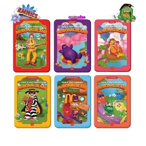 2025 Mc Donald Land Adult Happymeal Toy Tins Unopened Complete Set All 6 Tins - Imagen 1 de 17