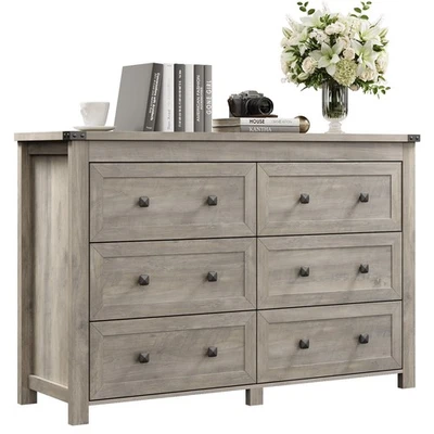 Dresser for Bedroom w/6 Drawers Clothes Organizer for Living Room Entryway  - Image 1 of 4