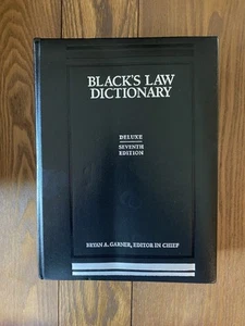 Black's Law Dictionary Deluxe Seventh Edition 1999 Editor Bryan A. Garner - Picture 1 of 16