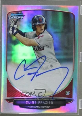 2013 Bowman Draft Chrome Prospect Auto Refractor Clint Frazier #BCA-CF Auto - Image 1 of 2