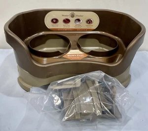 Neater Feeder Deluxe Medium Dog Cat Mess Proof Feeder Stainless Steel Bowls - Picture 1 of 9
