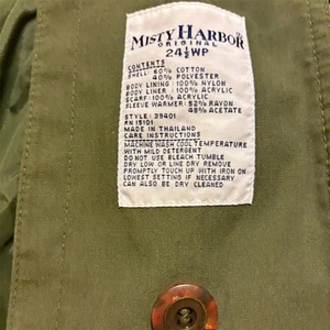Avirex Men's Vintage Green Trench Coat Size L Double-Breasted Long - Picture 1 of 8