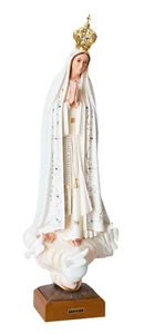 Our Lady Of Fatima Virgin Mary Religious Statue Made in Portugal 29.5 Inch - Picture 1 of 10