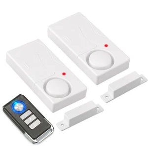 Door Open Sensor *2 Magnetic Window Alarm Chime Entry Alert Business Entrance US - Picture 1 of 12