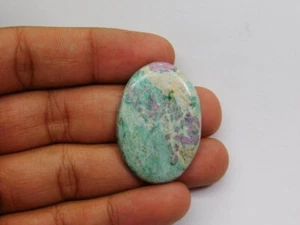 100 % natürlicher Rubin Fuchsit Edelstein Cabochon lose für Schmuck 49 kt. ME-2551 - Bild 1 von 4