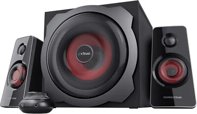 Lautsprecher Audio Gaming Trust Tytan 120W Set 2.1 Mit Subwoofer LED - Bild 1 von 4